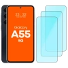 Szkło ochronne 2.5D Bizon Smart Glass do Galaxy A55 5G, 3 sztuki