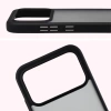 Etui Bizon Case Angelo do Xiaomi POCO F8 Pro, przydymione z czarną ramką
