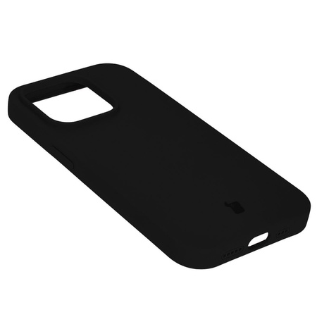 Etui silikonowe do Apple iPhone 15 Pro Bizon Soft Case, czarne