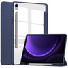 Etui Bizon Case Tab Clear Matt do Galaxy Tab S10 FE / S9 / S9 FE, granatowe
