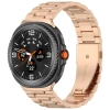 Pasek ze stali nierdzewnej Bizon Strap Watch Aura do Samsung Galaxy Watch 8 40 mm / 44 mm / 8 Classic 46 mm, różowozłoty