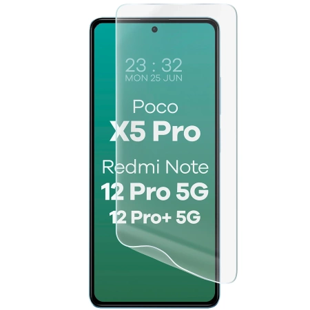 Folia hydrożelowa na ekran Bizon Glass Hydrogel Front do Xiaomi POCO X5 Pro / Redmi Note 12 Pro 5G / 12 Pro Plus 5G, 1 sztuka
