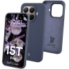Silikonowe etui Bizon Soft Case do Xiaomi 15T Pro, ciemnoniebieskie