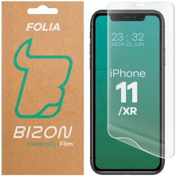 Folia hydrożelowa na ekran Bizon Glass Hydrogel Front do iPhone 11 / Xr, 1 sztuka