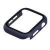 Etui ze szkłem do zegarka Bizon Case+Glass Watch do Apple Watch SE 3 / SE 2 / SE / 6 / 5 / 4 (44 mm), matowe granatowe