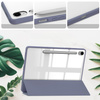 Etui Bizon Case Tab Clear Matt do Galaxy Tab S10 Lite / S10 FE / S9 / S9 FE, lawendowe