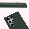 Silikonowe etui Bizon Soft Case do Galaxy S24 Ultra, ciemnozielone