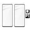 Szkło hartowane Bizon Glass Edge - 2 sztuki + ochrona na obiektyw, Redmi Note 11 Pro / Pro 5G