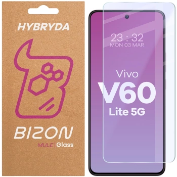 Elastyczne szkło hybrydowe Bizon Glass Mule do Vivo V60 Lite 5G