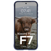 Pancerne etui Bizon Case Tur do Xiaomi POCO F7, granatowe