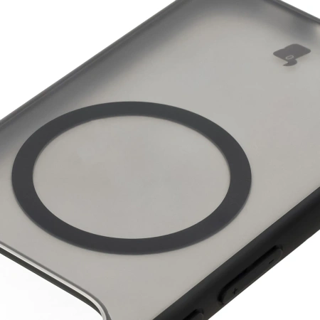 Etui z pierścieniem magnetycznym + szkło hartowane Bizon MatteO Pack do Google Pixel 10 / 10 Pro, przydymione-czarne