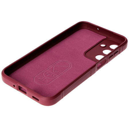 Pancerne etui Bizon Case Tur do Galaxy M35 5G, burgundowe