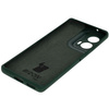 Silikonowe etui Bizon Soft Case do Motorola Edge 50 Fusion, ciemnozielone