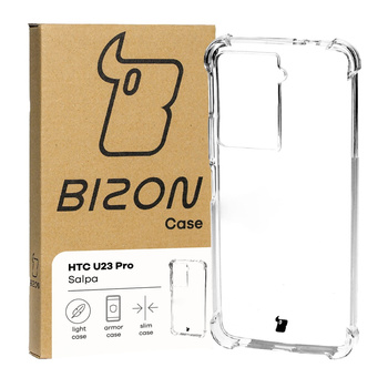 Elastyczne etui Bizon Case Salpa do HTC U23 Pro, przezroczyste