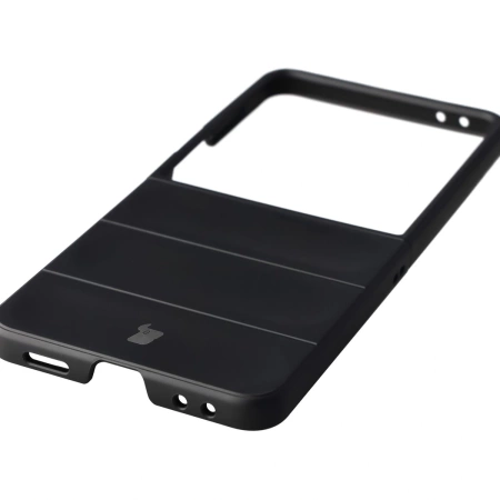 Pancerne etui Bizon Case Tur do Galaxy Z Flip7, czarne