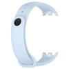 Silikonowy pasek Bizon Strap Watch Dots do Xiaomi Smart Band 10 / 9 / 9 NFC / 8, jasnoniebieski