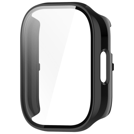 Etui ze szkłem do zegarka Bizon Case+Glass Watch do Xiaomi Redmi Watch 5 Active, czarne