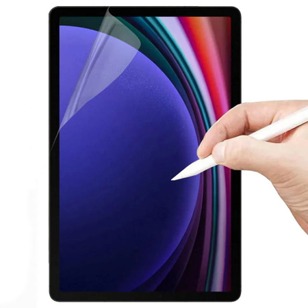 Folia imitująca papier Bizon Film Tab Papirus Duo do Galaxy Tab S10 Plus/S9 FE Plus/S9 Plus/S8 Plus/S7 Plus/S7 FE, 2 sztuki