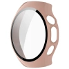 Etui ze szkłem do zegarka Bizon Case+Glass Watch do Huawei Watch 5 46 mm, różowe