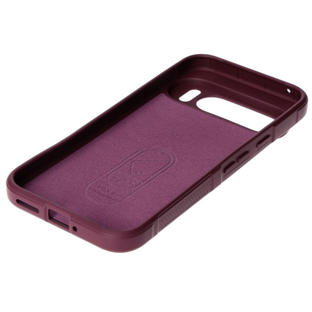 Pancerne etui Bizon Case Tur do Google Pixel 9 Pro, ciemnofioletowe