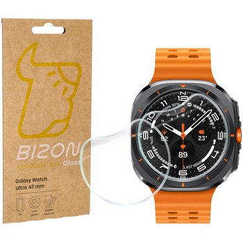 Folia matowa Bizon Glass Watch Hydrogel Sun do Galaxy Watch Ultra 47 mm, 2 sztuki