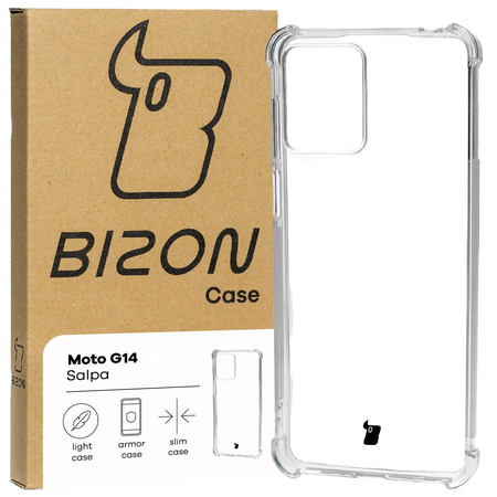 Elastyczne etui Bizon Case Salpa do Motorola Moto G14, przezroczyste