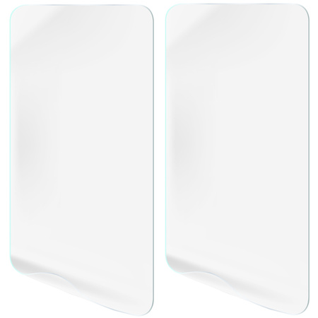 Folia hydrożelowa na ekran Bizon Glass Hydrogel Front Duo do Galaxy S25 / S24, 2 sztuki