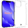 Etui + 2x szkło + obiektyw Bizon Case Clear Pack do iPhone 14, przezroczyste