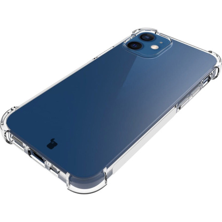 Etui + 2x szkło + obiektyw Bizon Case Clear Pack do iPhone 12 Mini, przezroczyste