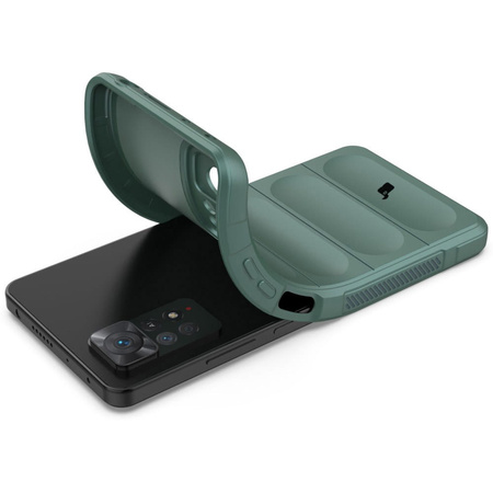 Pancerne etui Bizon Case Tur do Xiaomi Redmi Note 11 Pro / Pro 5G, ciemnozielone