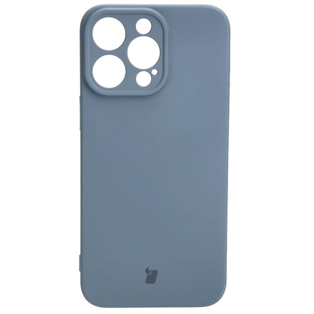 Etui Bizon Case Silicone do iPhone 15 Pro Max, szare