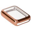 Etui z osłoną ekranu Bizon Case Watch Felipe do Xiaomi Mi Smart Band 9 Pro, różowozłote