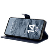Etui z klapką Bizon Case Pocket do Xiaomi Redmi Note 14 4G, granatowe