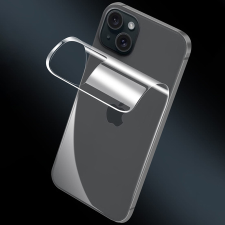 Folia hydrożelowa na tył Bizon Glass Hydrogel Back Duo, iPhone 15, 2 sztuki