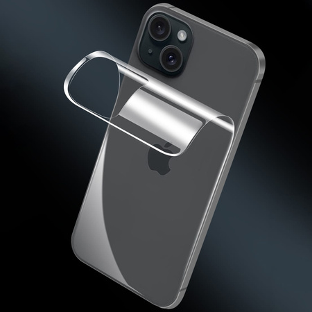 Folia hydrożelowa na tył i przód Bizon Glass Hydrogel Pack do iPhone 15  Plus