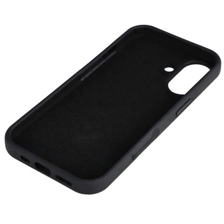 Silikonowe etui Bizon Soft Case do iPhone 17, czarne