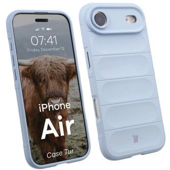 Pancerne etui Bizon Case Tur do iPhone Air, jasnoniebieskie