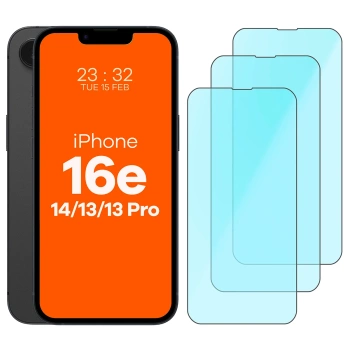 Szkło ochronne 2.5D Bizon Smart Glass do iPhone 16e / 14 / 13 Pro / 13, 3 sztuki