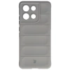 Pancerne etui Bizon Case Tur do Motorola Moto G86 5G, jasnoszare