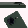 Silikonowe etui Bizon Soft Case do Xiaomi POCO F7 Ultra, ciemnozielone