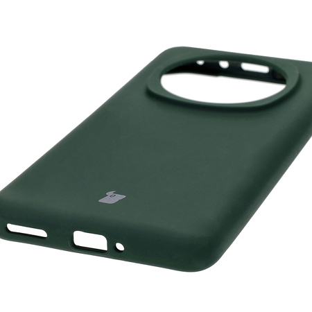Silikonowe etui Bizon Soft Case do Honor Magic6 Pro, ciemnozielone