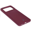 Silikonowe etui Bizon Soft Case do Xiaomi Poco F6 Pro, ciemnofioletowe