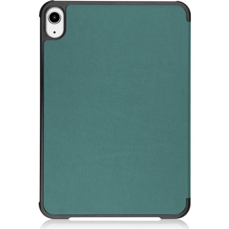 Etui Bizon Case Tab Croc do Apple iPad Mini (A17 Pro) 2024 / iPad Mini 6 2021, ciemnozielone