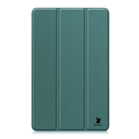 Etui z klapką Bizon Case Tab Croc do Xiaomi Redmi Pad SE 8.7, ciemnozielone