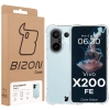 Elastyczne etui Bizon Case Salpa do Vivo X200 FE, przezroczyste