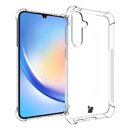 Etui + 2x szkło Bizon Case Clear Pack do Galaxy S23 FE, przezroczyste