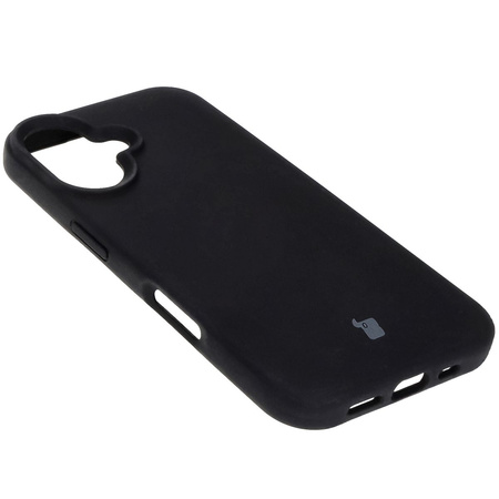 Silikonowe etui Bizon Soft Case do iPhone 16, czarne