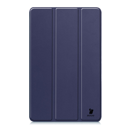 Etui z klapką Bizon Case Tab Croc do Xiaomi Redmi Pad SE 8.7, ciemnoniebieskie