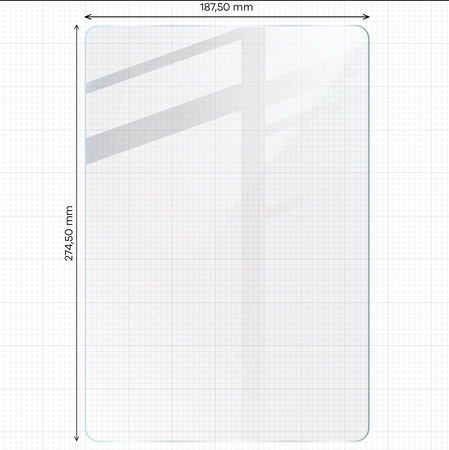 Szkło hartowane Bizon Glass Tab Clear Duo do Xiaomi Pad 6S Pro, 2 sztuki