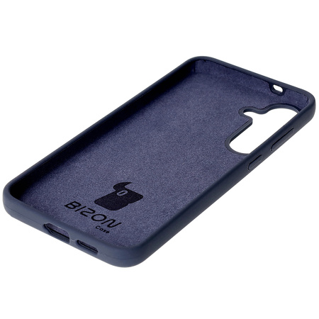 Silikonowe etui Bizon Soft Case do Galaxy S25 Plus, niebieskie